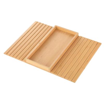 QUXVUIS Bamboo Sofa Armrest Tray