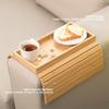QUXVUIS Bamboo Sofa Armrest Tray view 3