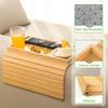 QUXVUIS Bamboo Sofa Armrest Tray view 4