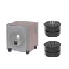 Yctze Hi-Fi Speaker Isolation Feet, 39 x 24 mm, Aluminum Vibration Dampers with Stainless Steel Balls, Black IF4023B view 3