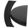 Black Stainless Steel Swing Lid for Built-In Trash Bin Openings view 3