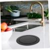 Black Stainless Steel Swing Lid for Built-In Trash Bin Openings view 4