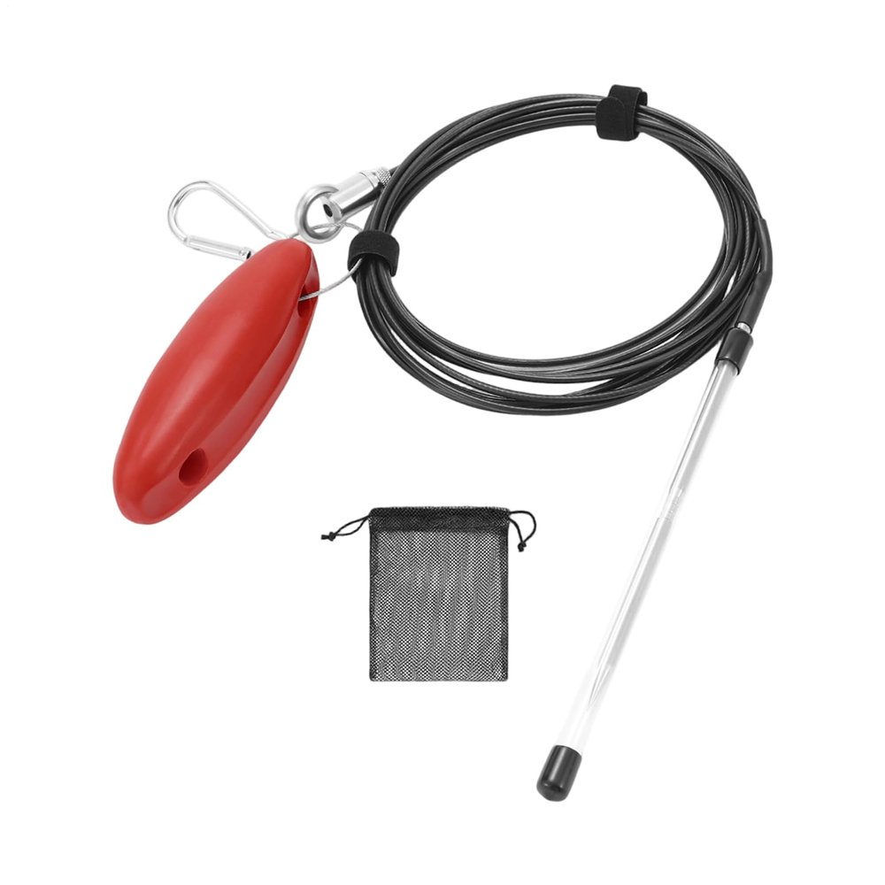 Metal Fishing Stringer with Float and Holder