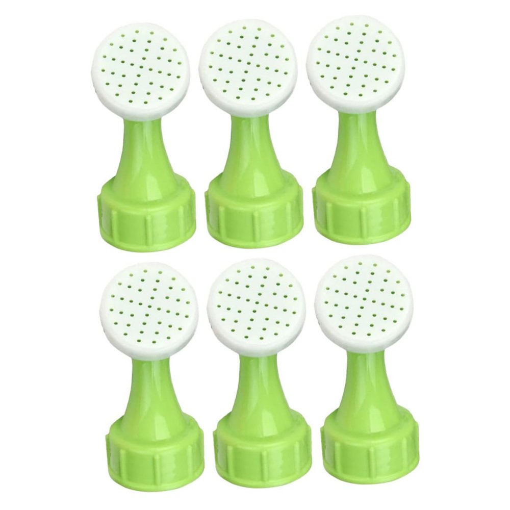 DOITOOL Watering Can Sprinkler Heads for Garden Flowers and Plants, 6-Piece Plastic Spray Nozzles, 2.2 cm Diameter, Fine Watering