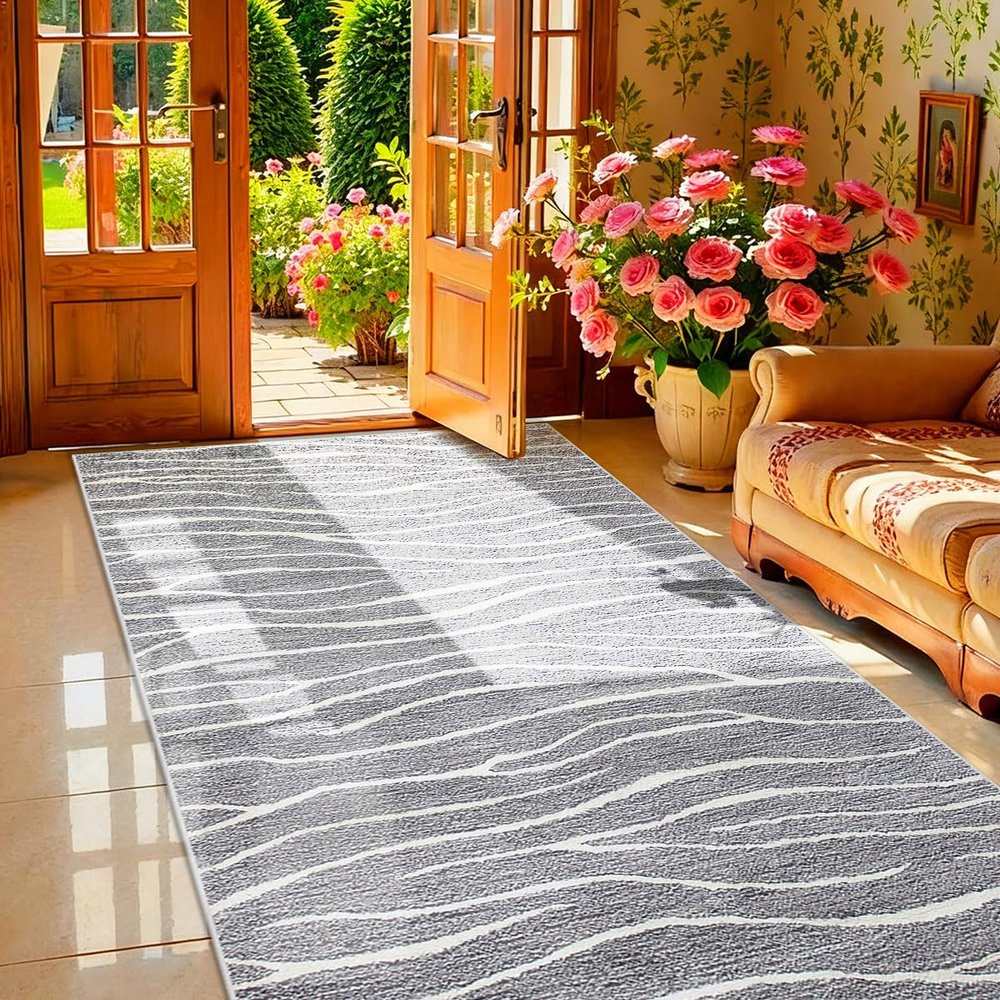 AYHSMNOU Non-Slip Runner Rug, Washable, 50 x 350 cm