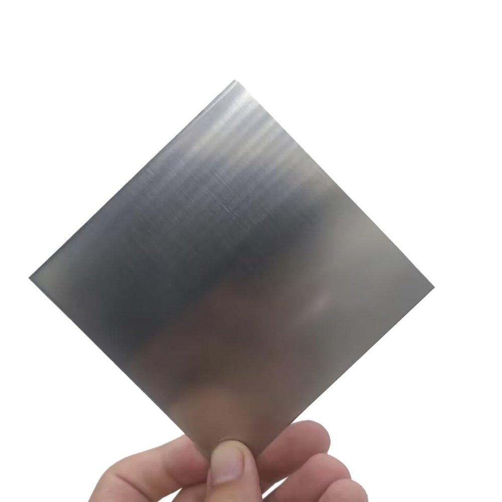 Pangyoo 304 Stainless Steel Sheet, 100 x 100 mm, for Covering Pipe Joints and Scraping Caulk (100 x 100 x 1.5 mm)