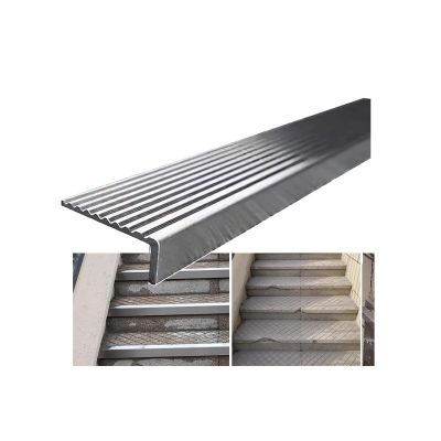 Stainless Steel Anti-Slip Stair Edge Protector for Tread Edges and Transitions