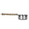 Parrot Stainless Steel Food Cup with Clamp Holder (M) view 1