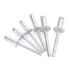 1,050 Aluminum Pop Rivets, M2.4/M3.2/M4/M5, Round-Head Blind Rivets, Steel Mandrel, lingli (M3.2 × 10 mm, 20 pcs) view 2
