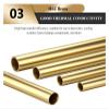 H62 Brass Seamless Straight Tube, 500 mm, 29.1–30.3 mm, for DIY, Craft, Industry & Construction (30 × 1 × 500 mm) view 4