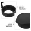 10-Piece Rubber Door Lock Covers for 19 mm Cam Locks, Black view 3
