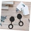 10-Piece Rubber Door Lock Covers for 19 mm Cam Locks, Black view 4