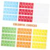GRIRIW 12-Piece P-Shaped Cable Label Set, Self-Adhesive Waterproof Wire Labels view 3