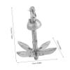 GOOHOCHY Folding Boat Anchor, Galvanized Carbon Steel, Compact and Durable view 2
