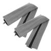DEARMAMY 2-Piece Polyester Armrest Covers for Office Chairs, Black view 1
