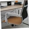 DEARMAMY 2-Piece Polyester Armrest Covers for Office Chairs, Black view 2
