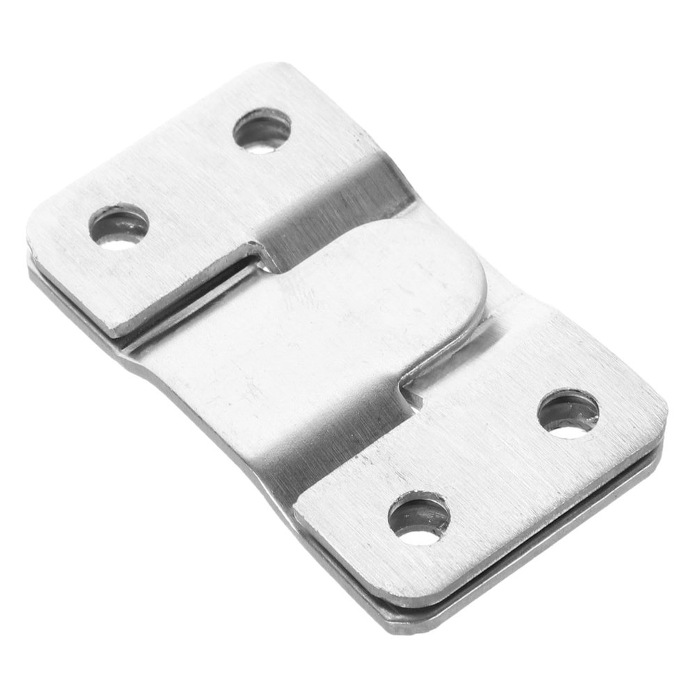 OUNONA 2-Piece Stainless Steel Interlocking Picture Hanging Brackets