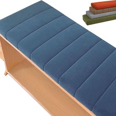PLCIVSA Bench Cushion, Dark Blue, 90 x 40 cm