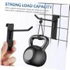 ORFOFE 12-Piece Metal Gridwall Hooks with Safety Caps, Bent Closure, and Reinforced Pedal view 3