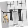 ORFOFE 12-Piece Metal Gridwall Hooks with Safety Caps, Bent Closure, and Reinforced Pedal view 4