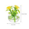 TEHAUX 2-Piece Miniature Potted Bonsai Plants for Dollhouses view 2
