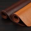 Large Non-Slip Genuine Leather Desk Mat and Mouse Pad, Waterproof, Black, 100 x 60 cm view 3