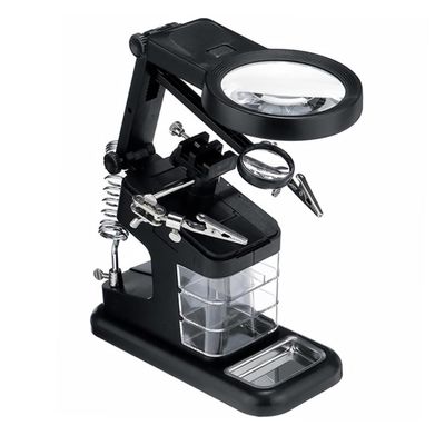 LED Soldering Station with Adjustable Angle and Stable Base