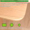 Fcmeavo Clear/Frosted PVC Table Cover, Washable Waterproof Heat-Resistant Table Protector view 4