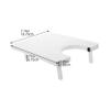 DOITOOL White Plastic Sewing Machine Extension Table view 2