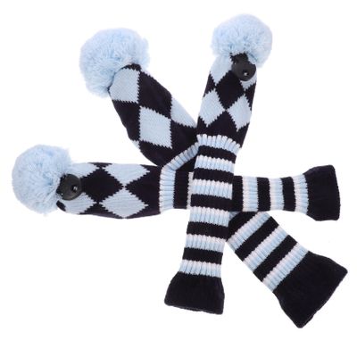 Knitted Golf Club Headcover for Driver, White