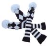 Knitted Golf Club Headcover for Driver, White view 1