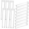 Transparent Plastic Storage Tubes for Small Quantities, 30 Pieces view 1