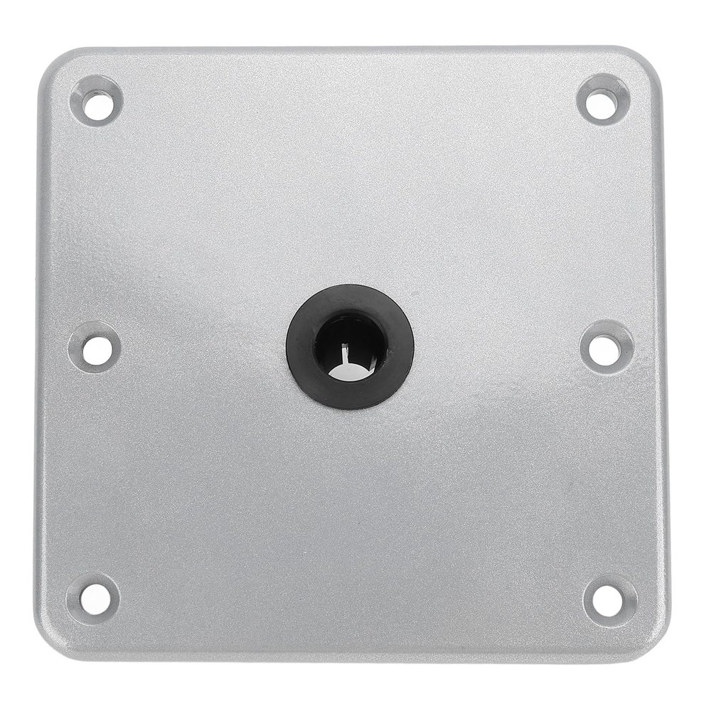 Boat Seat Base, Heavy-Duty Pedestal Mount, Aluminum Alloy, Universal Fit, 7 x 7 in