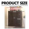 Modern Radiator Covers with 2 Doors and Shelf view 2