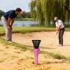 Golf Training Tee with 3-Piece Mesh Design and Base for Reducing... view 3