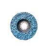 1-Piece 100/115/125 mm Coral Nylon Strip Disc, Diamond Grinding Wheel for Angle Grinders, Rust Removal, Blue, 100 x 16 mm view 1