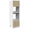 YuuSsea Lyon Microwave Cabinet, Sonoma Oak, 60 x 57 x 207 cm view 2