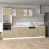 YuuSsea Lyon Microwave Cabinet, Sonoma Oak, 60 x 57 x 207 cm view 3