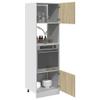 YuuSsea Lyon Microwave Cabinet, Sonoma Oak, 60 x 57 x 207 cm view 4