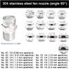 PULaif High-Pressure Atomizing Nozzles, No. 50, 1/4 in, 4.4 mm Aperture, 5-Pack view 2