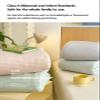 Winter Velvet-Flannel Bed Sheet, No Elastic, Beige, 160 x 230 cm view 3