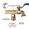 Frost-Free Yard Hydrant with Freestanding Hose Stand for Garden and Landscape Irrigation view 3