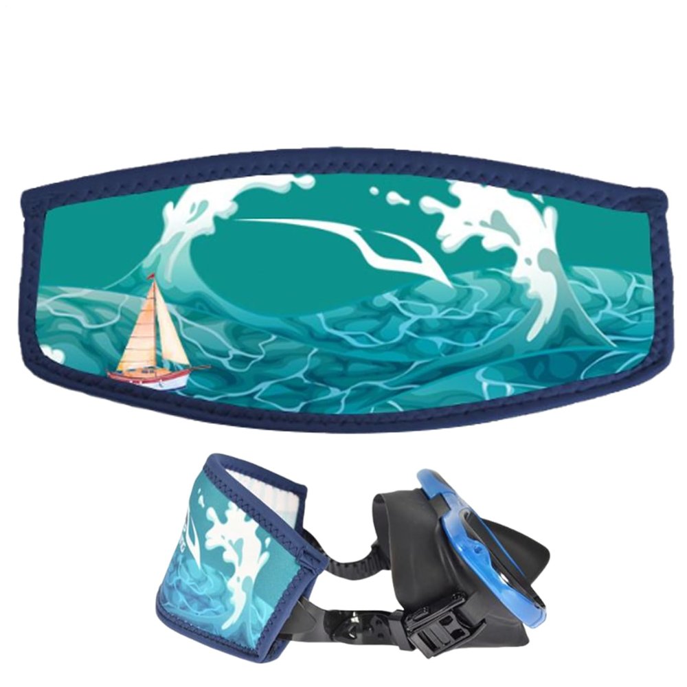 Flkiglm Dive Mask Strap Cover, Hair Protection Band for Divers