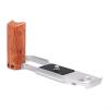 Solid Wood Quick-Release Plate for Fujifilm X-E5, Aluminum Alloy, Walnut Black view 4