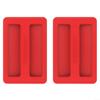 2-Pack Silicone Toaster Dust Covers for 2-Slice Toasters, Red view 1