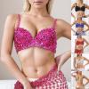 Zanisouta Women's Sequin Bustier Crop Top view 2
