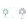 Highly Sensitive Thin-Film Position Sensor Resistance-Ring Pressure Transducer view 3