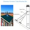Tyzlup Stainless Steel Roof Chimney Support Set, 13 cm/5.1 in view 2