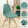 WYLEBER Stretch Dining Chair Covers, Armless, Military Green, 1 Set view 3