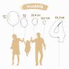 Wuokkig Safari Birthday Decorations for Boys, Number Balloon Set view 3
